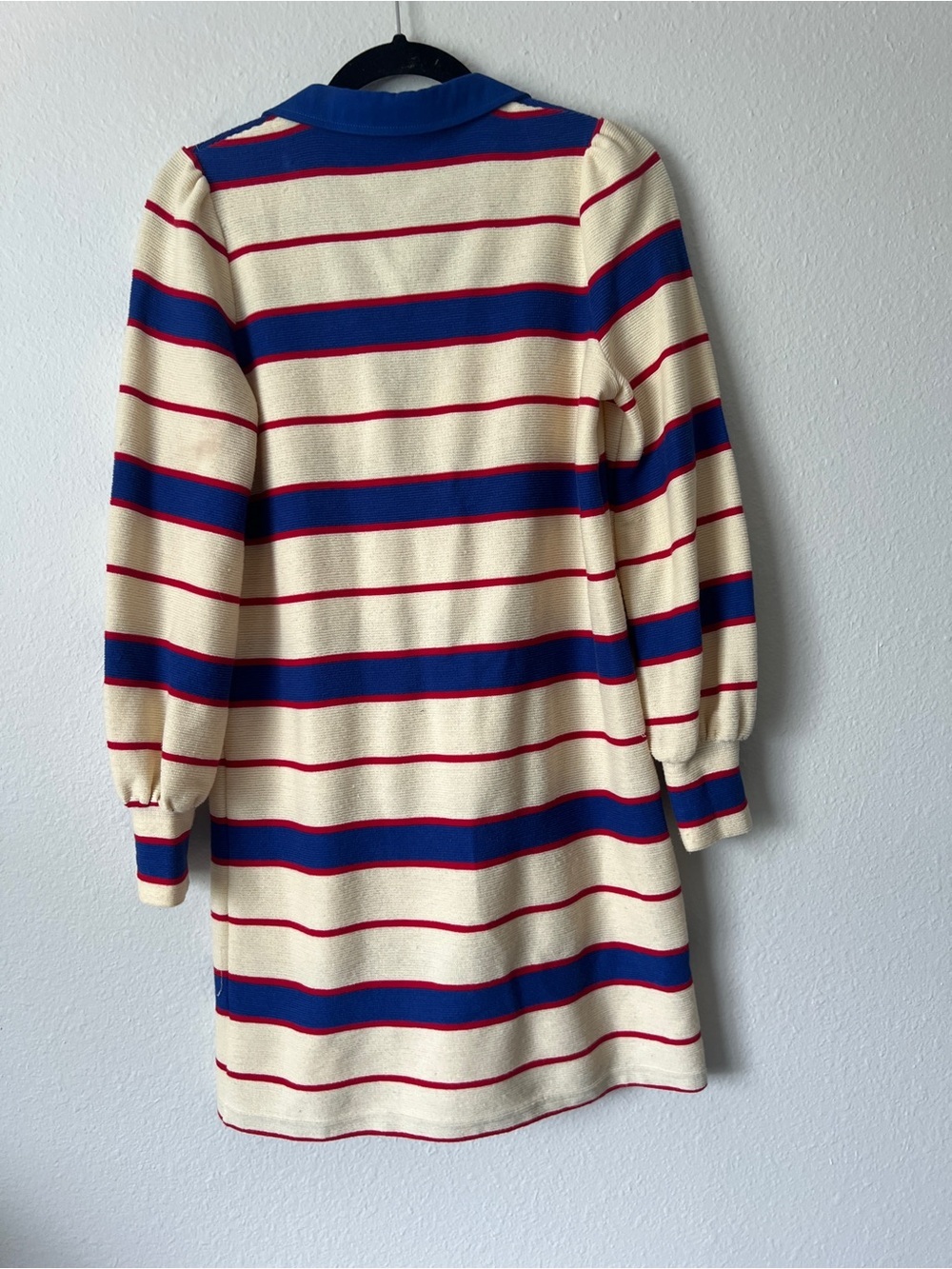 Tuckernuck Pomander Place Navy Stripe Bradley Knit Polo Dress Size - Picture 6 of 6